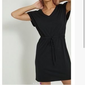 Medicine black V-neck A-line Dress